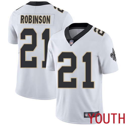 New Orleans Saints Limited White Youth Patrick Robinson Road Jersey NFL Football #21 Vapor Untouchable Jersey->new orleans saints->NFL Jersey